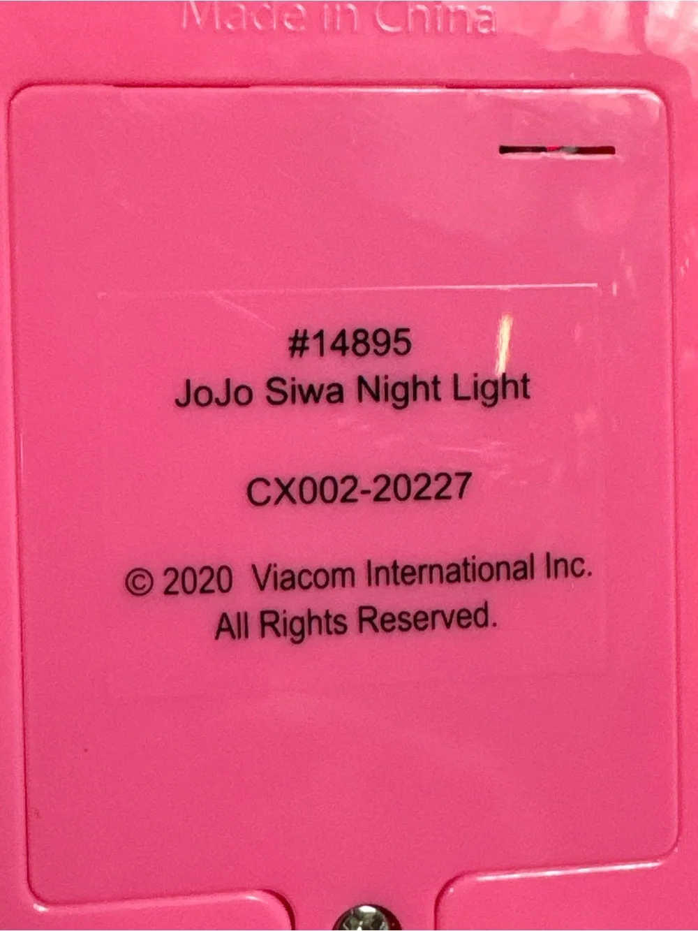 Jojo Siwa Pink & Teal Unicorn Night Light with Rainbow Mane
